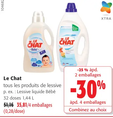 Offre: Lessive liquide Bébé