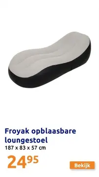 Aanbieding: Froyak opblaasbare loungestoel