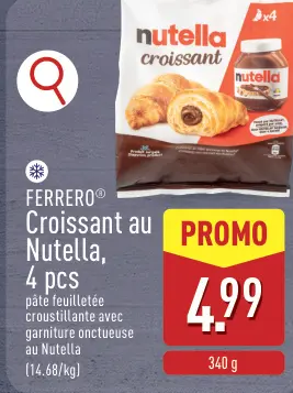 Offre: Croissant au Nutella