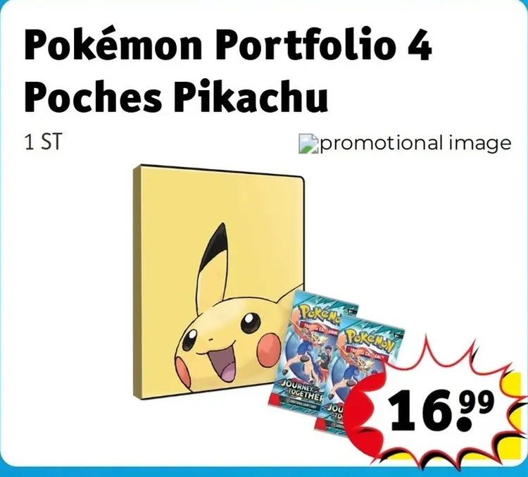 Offre: Portfolio 4 Poches Pikachu