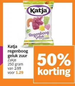 Aanbieding: Regenboog geluk zuur