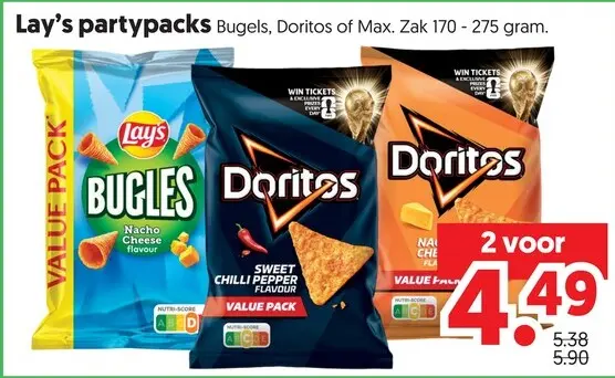 Aanbieding: Lay's partypacks