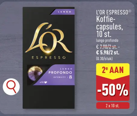 Promotie: Koffie-capsules