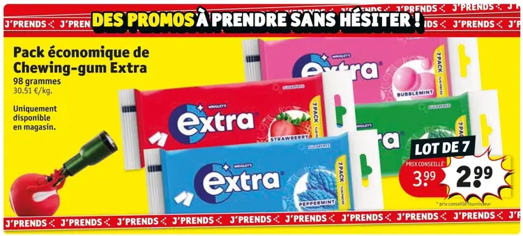 Offre: Pack économique de Chewing-gum
