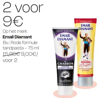 Promotie: Email Diamant Rode formule tandpasta