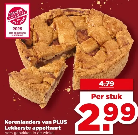 Aanbieding: Lekkerste appeltaart