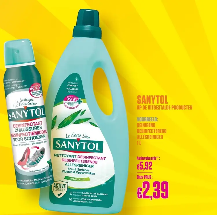 Promotie: Sanytol Allesreiniger