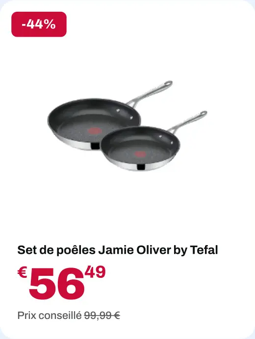 Offre: Set de poêles Jamie Oliver
