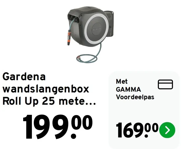 Aanbieding: Wandslangenbox Roll Up