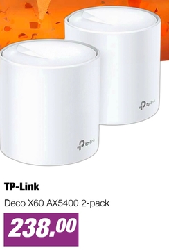 Aanbieding: Deco X60 AX5400 2-pack