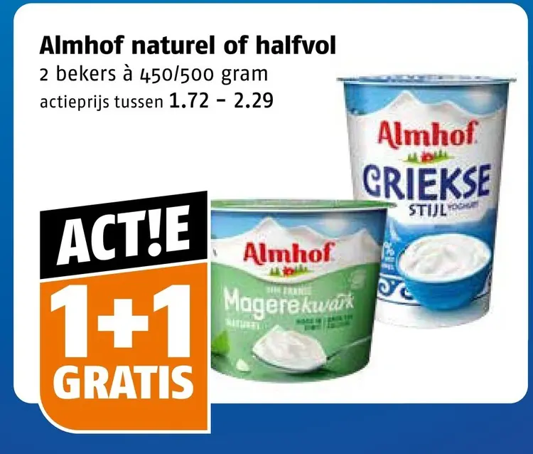 Aanbieding: Almhof naturel of halfvol