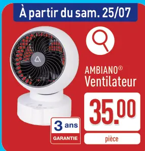 Offre: Ventilateur