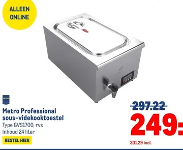 Aanbieding: Metro Professional sous-videkooktoestel