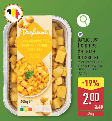 Offre: Pommes de terre à rissoler