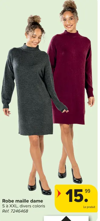 Offre: Robe maille dame