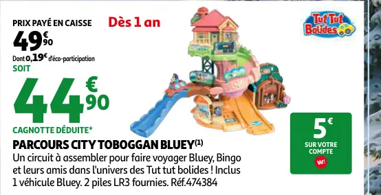 Offre: Parcours city toboggan Bluey