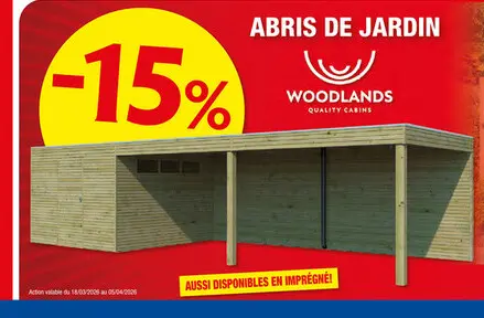 Offre: Abris de jardin