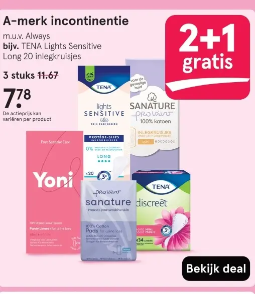 Aanbieding: incontinentie