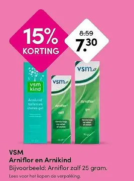 Aanbieding: VSM Arniflor en Arnikind