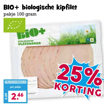 Aanbieding: Bio+ biologische kipfilet