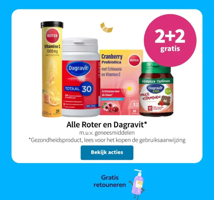 Aanbieding: Alle Roter en Dagravit