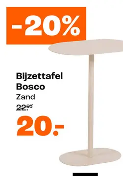 Aanbieding: Bijzettafel Bosco