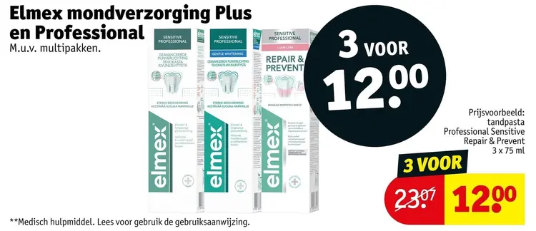 Aanbieding: Mondverzorging Plus en Professional