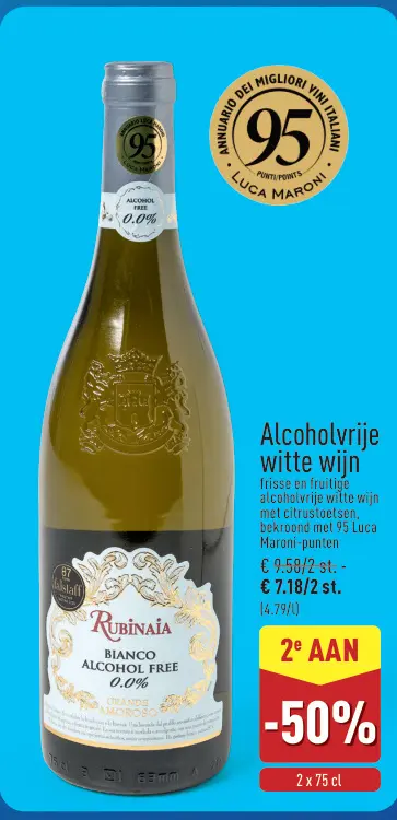 Promotie: Alcoholvrije witte wijn