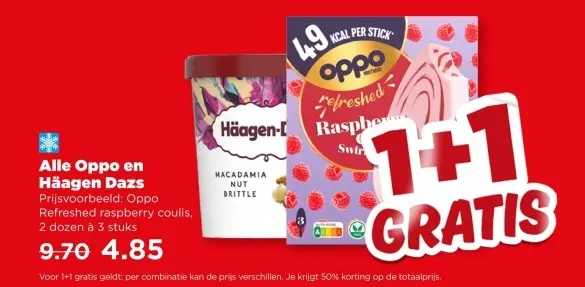 Aanbieding: Alle Oppo en Häagen Dazs