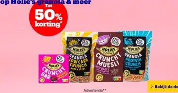 Aanbieding: Holie's granola & meer