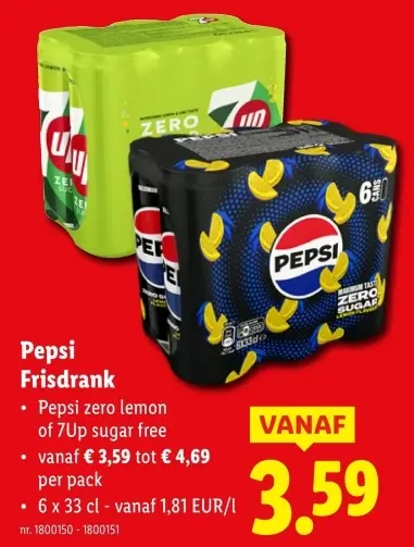 Aanbieding: Frisdrank