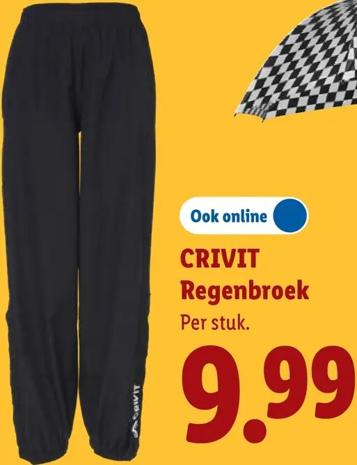 Aanbieding: Regenbroek