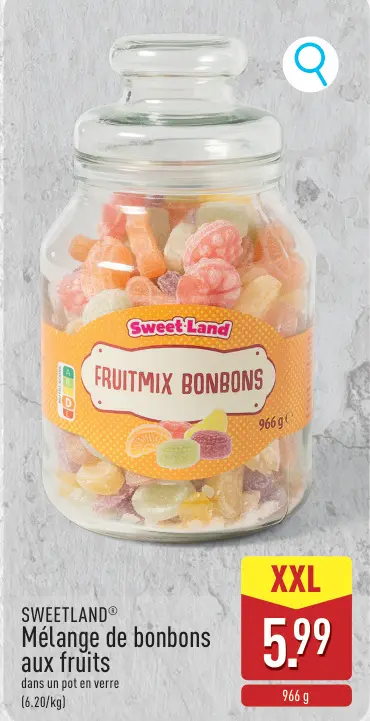 Offre: Mélange de bonbons aux fruits