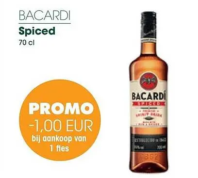 Promotie: BACARDI Spiced