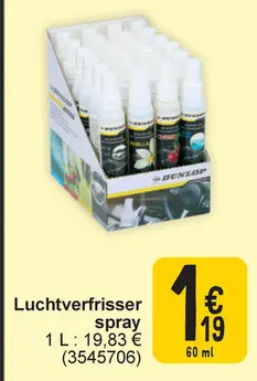 Aanbieding: Luchtverfrisser spray