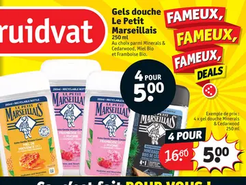 Offre: Gels douche