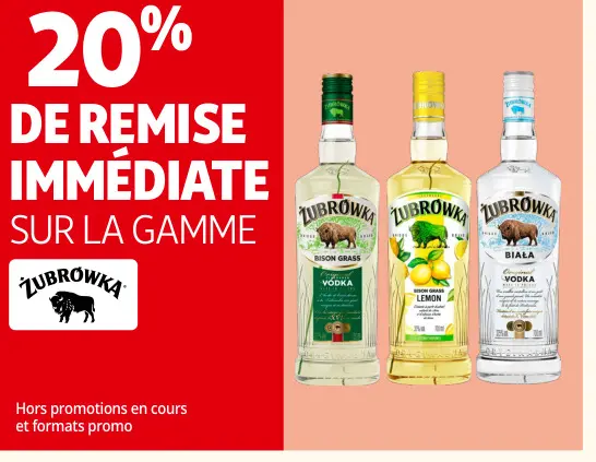 Offre: Zubrowka Vodka