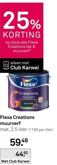 Aanbieding: Creations muurverf