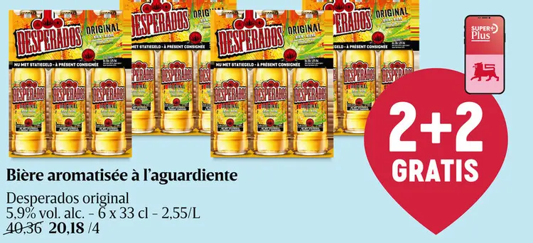 Offre: Bière aromatisée à l'aguardiente