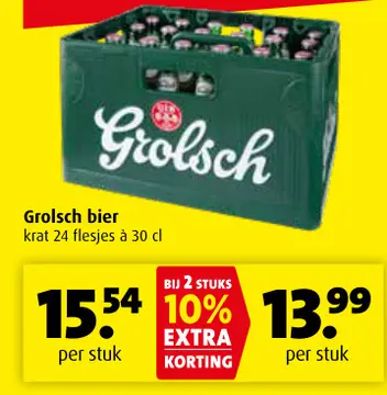 Aanbieding: Grolsch bier