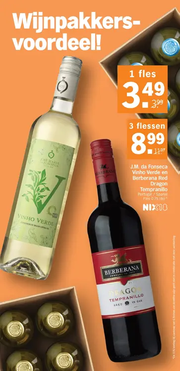 Aanbieding: J.M. da Fonseca Vinho Verde en Berberana Red