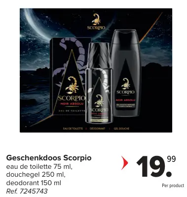 Aanbieding: Geschenkdoos Scorpio