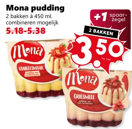 Aanbieding: pudding