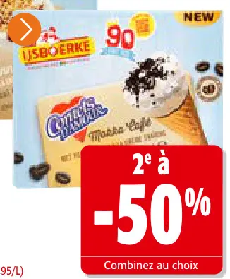 Offre: Cornets d'amour Café