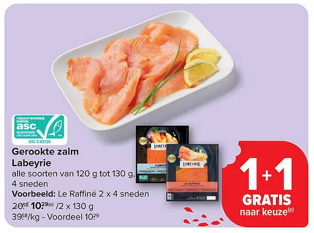 Aanbieding: Gerookte zalm