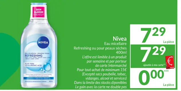 Offre: Eau micellaire