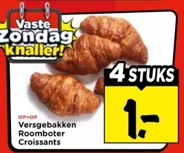 Versgebakken Roomboter Croissants