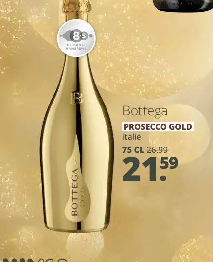 Aanbieding: Bottega Prosecco gold