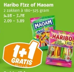 Aanbieding: Haribo F!zz of Maoam