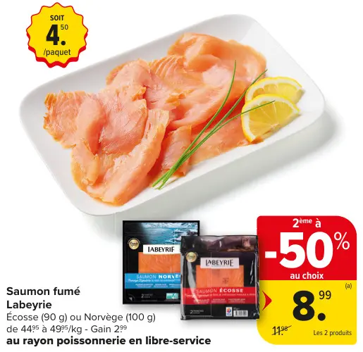 Offre: Saumon fumé